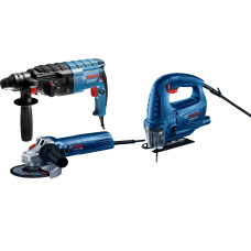 Перфоратор Bosch GBH 240, Болгарка Bosch GWS 750 S з регулюванням обертів, Лобзик Bosch GST 700 (0611272100+0601394121+06012A7020)