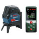 Лазерный нивелир Bosch GCL 2-15, RM1 (0601066E00), Лазерный дальномер Bosch PLR 40 C (0603672320)