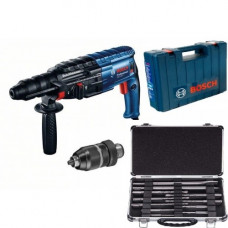 Перфоратор Bosch Professional GBH 240F + Пластикова валіза, набір SDS plus (0615990L2S)