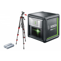 Линейный лазерный уровень Bosch Quigo green (Зеленый луч), Штатив (0603663C01)