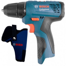 Акумуляторний шуруповерт Bosch Professional GSR 120-LI (Без АКБ та ЗУ) (06019F7002) , кобура для шуруповерта