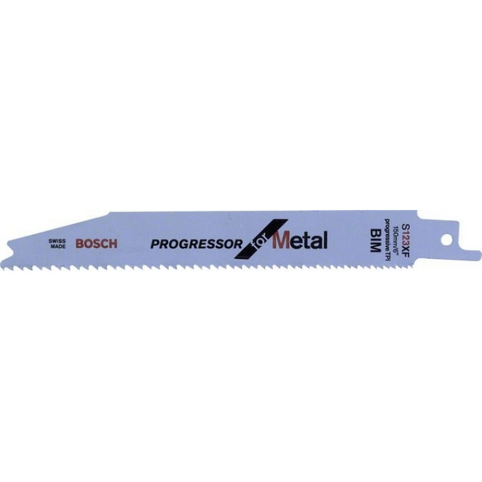 Пильное полотно для сабельной пилы Bosch S123XF Progressor for Metal (2608657937)