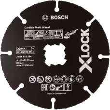 Круг отрезной Bosch X-Lock Carbide Multi Wheel, 125х1х22,23 мм (2608619284)