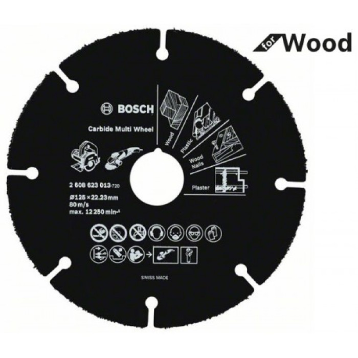 Диск по дереву для болгарки, Bosch 125 мм (2608623013)
