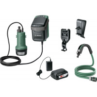 Аккумуляторный насос Bosch GardenPump 18, АКБ 18 В / 2,5 Ач, з/у AL 1810 CV