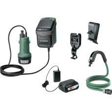 Аккумуляторный насос Bosch GardenPump 18, АКБ 18 В / 2,5 Ач, з/у AL 1810 CV