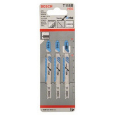 Пилки для лобзика Bosch T118B, 67мм, 3 шт (2608631673)