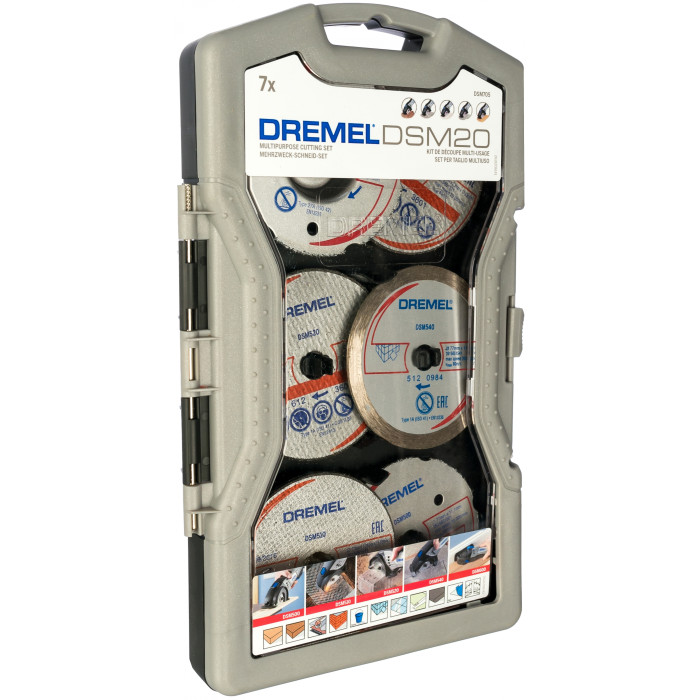 Набор отрезных дисков Dremel для DSM20 – 7 шт (2615S705JA)