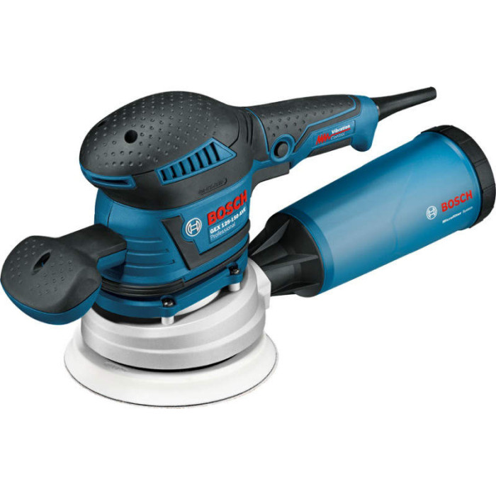 Ексцентрикова шліфувальна машина Bosch GEX 125-150 AVE Professional (L-Boxx) (060137B101)