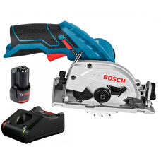 Акумуляторна дискова пилка Bosch GKS 12V-26, акумулятор GBA 12V 2.0Ah, ЗУ GAL 12V-40 (0615990M41)