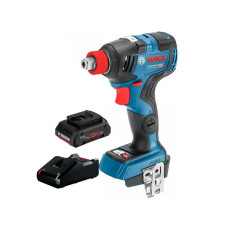 Акумуляторний ударний гайковерт Bosch Professional GDX 18V-200 C (0615990M46)