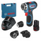 Акумуляторний шуруповерт BOSCH Professional GSR 12V-15 FC, змінні насадки, кейс (06019F6006)