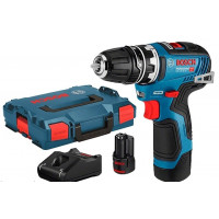 Акумуляторний безщітковий шуруповерт Bosch Professional GSR 12V-35 FC з БЗП в L-Boxx 102 з 2 акб GBA 12V 3.0Ah та з/в GAL 12V-40 (06019H3001)