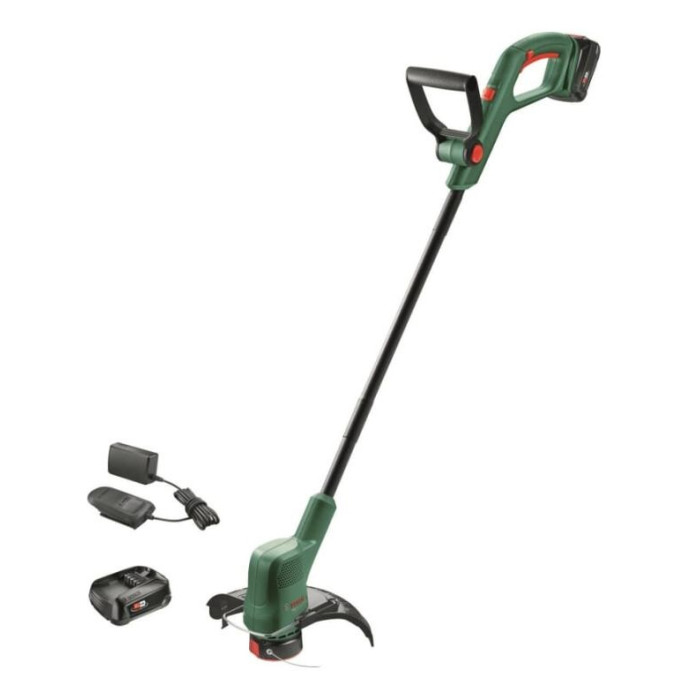 Аккумуляторный триммер Bosch EasyGrassCut 18V-260, АКБ 18 В / 2.5 Ач, Зарядное устройство (06008C1C05)