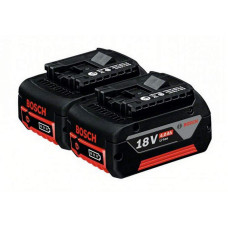 Набор аккумуляторов BOSCH GBA 18 В 4.0 Ач - 2 шт (1600Z00042)