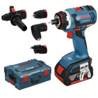 Акумуляторний шуруповерт Bosch GSR 18 V-EC FC2 (4 насадки) (06019E1104)