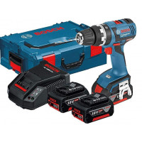 Акумуляторний ударний шуруповерт Bosch GSB 18 V-EC Professional L-Boxx (06019E9101)