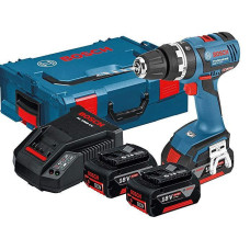 Акумуляторний ударний шуруповерт Bosch GSB 18 V-EC Professional L-Boxx (06019E9101)