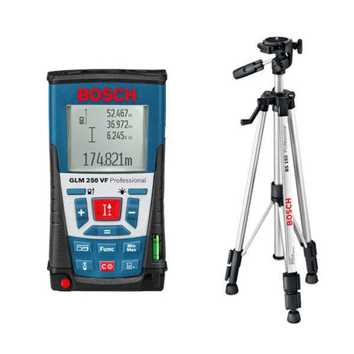 Лазерный дальномер Bosch GLM 250 VF+ BS 150