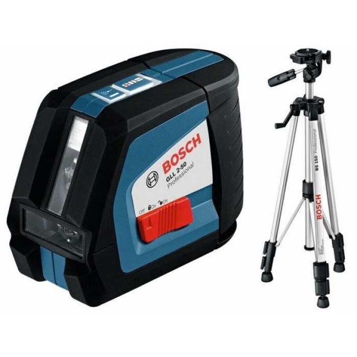 Нивелир лазерный Bosch GLL 2-50, BS 150, вкладка под L-Boxx