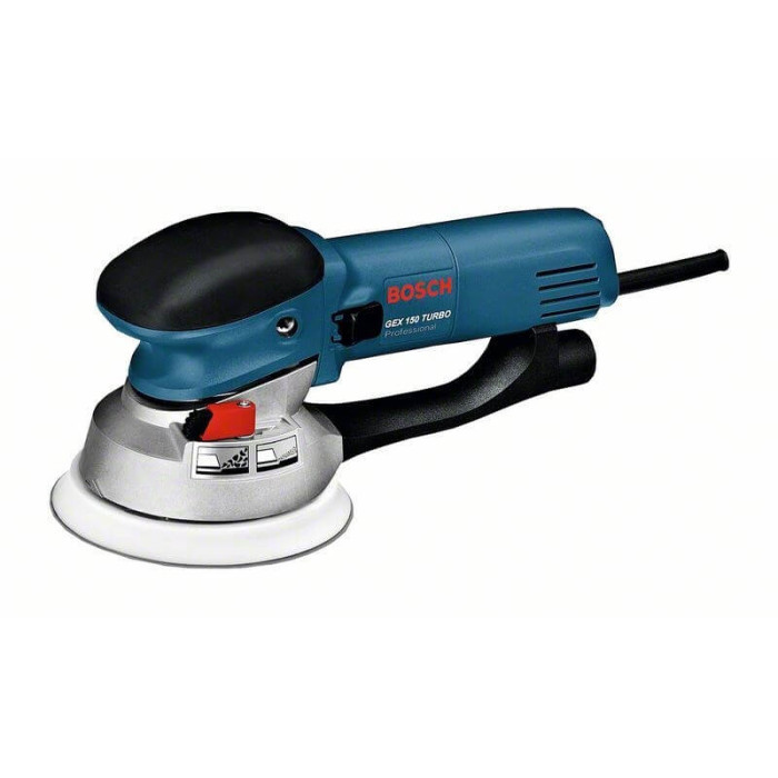 Ексцентрикова шліфувальна машина Bosch GEX 150 Turbo Professional L-Boxx (060125076A)