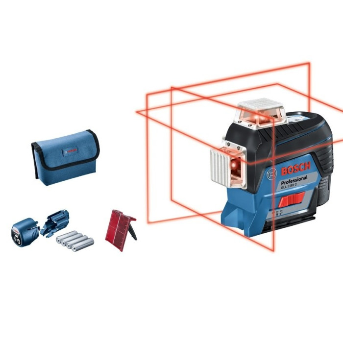 Нивелир лазерный Bosch GLL 3-80 C