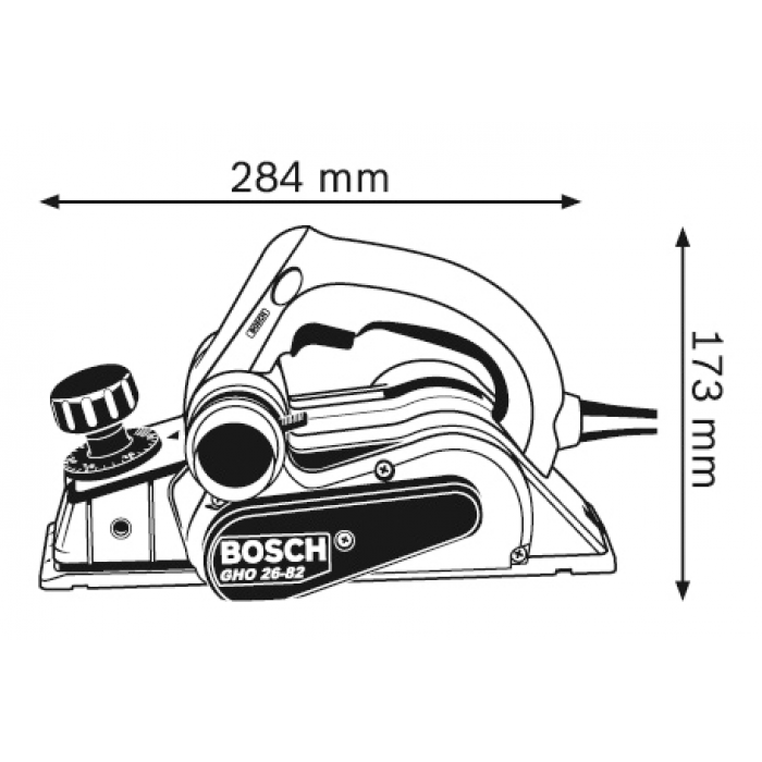 Електрорубанок Bosch GHO 26-82 Professional (06015A4301)