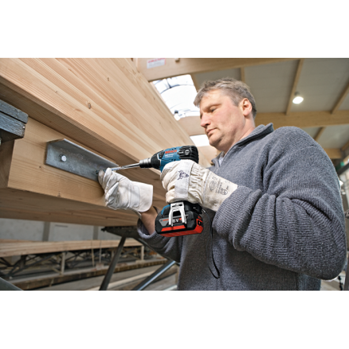 Акумуляторний ударний гайковерт Bosch GDS 18 V-LI Professional (06019A1S0K)