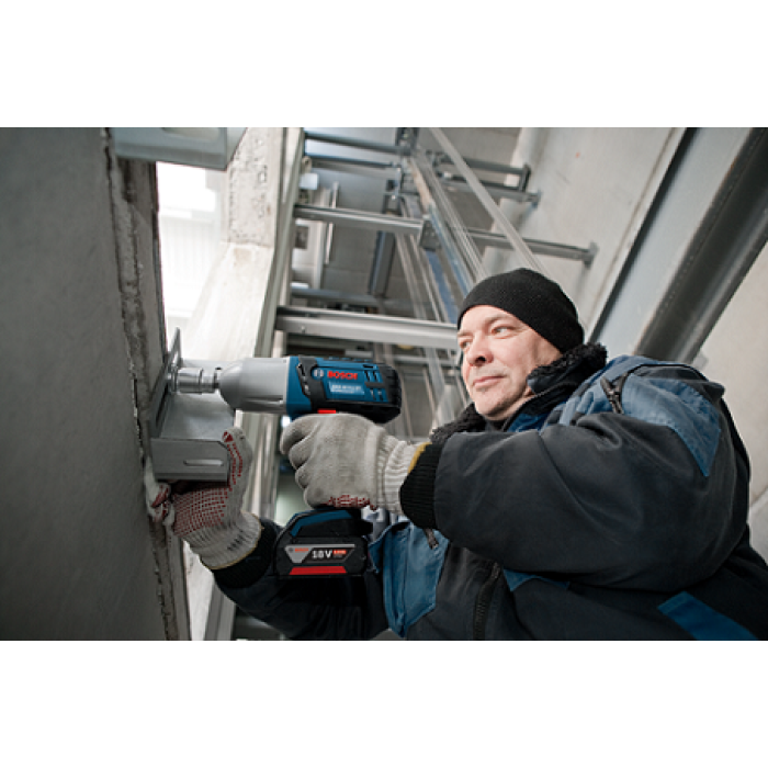 Акумуляторний ударний гайковерт Bosch GDS 18 V-LI HT Professional (06019B130A)