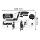 Акумуляторна стрічкова пилка Bosch GCB 18 V-LI Professional (Без АКБ та БП) (06012A0300)