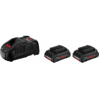 Набор аккумуляторов Bosch GBA ProCORE 18 В 4.0 Ач - 2 шт, зарядное устройство Bosch GAL 1880 CV (1600A016GF)