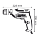 Дриль безударний Bosch GBM 6 RE Professional (0601472600)