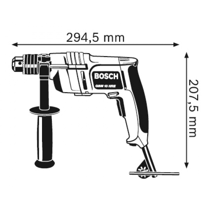 Дриль безударний Bosch GBM 13 HRE Professional (0601049603)