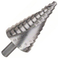 Ступенчатое сверло с трехгранным хвостовиком Bosch HSS(2608597521)