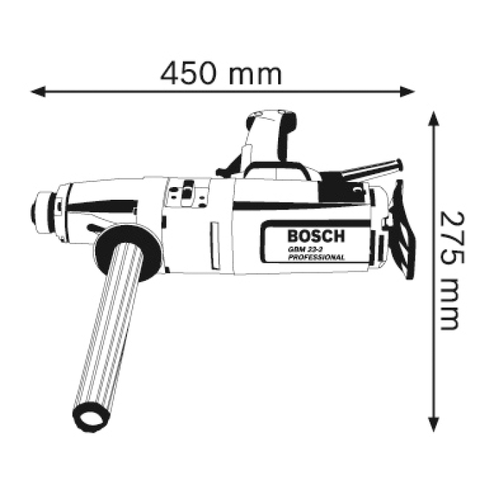 Дриль безударний Bosch GBM 23-2 E Professional (0601121608)
