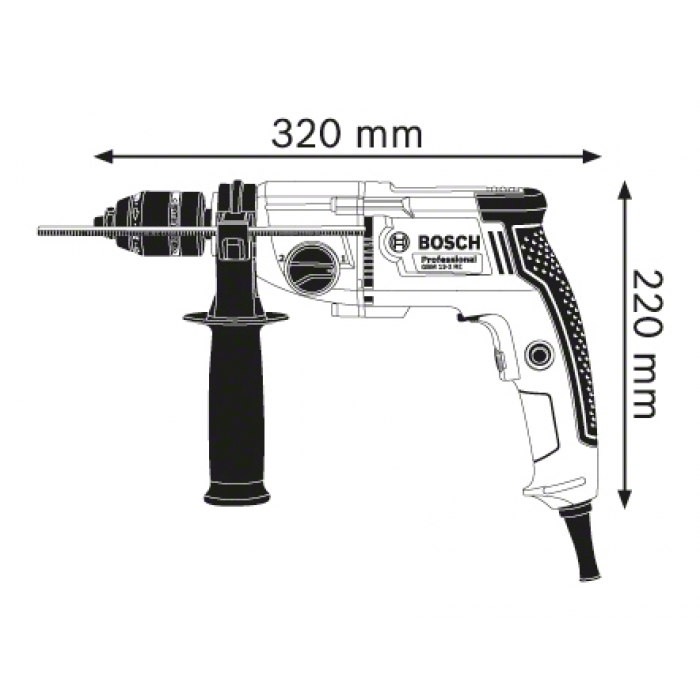 Дриль безударний Bosch GBM 13-2 RE Professional (06011B2000)