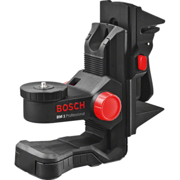 Линейный лазерный нивелир Bosch Professional GLL 3-80, Универсальный держатель Bosch BM 1, Лазерный приемник Bosch LR 7, кейс