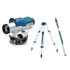 Оптический нивелир Bosch Professional GOL 20 D, штатив BT 160, линейка GR 500   (0601068402)