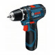 Акумуляторний шуруповерт Bosch GSR 12V-15, Набір аксесуарів 39 шт. Акумуляторна дискова пилка Bosch GKS 12V-26, Акумуляторний універсальний різак Bosch GOP 10,8 V-LI, Пиляльне полотно AIZ 20 A (0601868101+06016A1001+060185800)