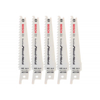 Пильное полотно для сабельной пилы Bosch S 511 DF Flexible for Wood and Metal, 5 шт. (2608657723)
