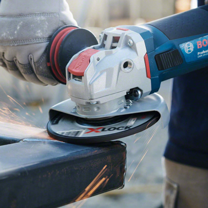 Диск шлифовальный по металлу Bosch X-LOCK 125x6x22.2 мм, выпуклый, Expert for Metal (2608619259)