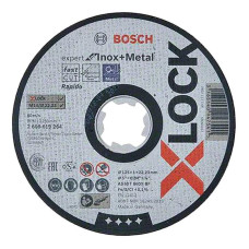Круг отрезной Bosch X-Lock Expert Inox, 125х1х22,23 мм (2608619264)