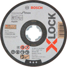Круг отрезной Bosch X-Lock Standard for Inox, 125х1х22,23 мм (2608619262)