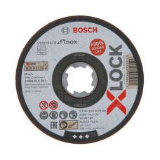 Диск отрезной прямой Bosch X-LOCK Standard for Inox 125x1,6x22,23 мм (2608619363)