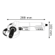 Кутова шліфувальна машина Bosch GWS 9-125 Professional (0601791000)