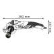 Кутова шліфувальна машина Bosch GWS 15-125 CIEH Professional (0601830322)