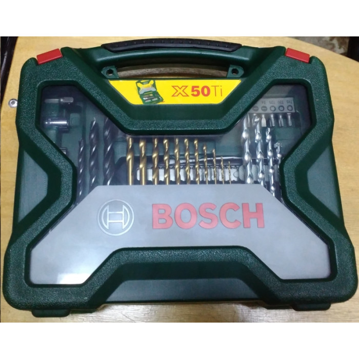 Набор сверл и бит Bosch X-Line Titanium 50 шт