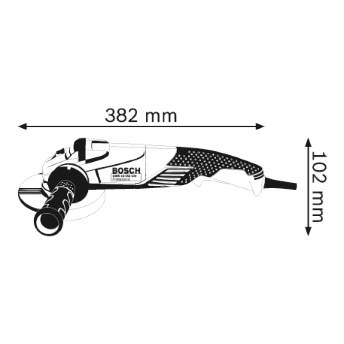 Кутова шліфувальна машина Bosch GWS 15-150 CIH Professional (0601830522)