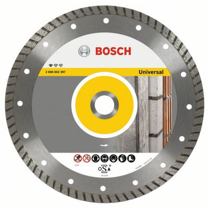 Круг алмазний Bosch Standard for Universal Turbo 115 x 22,23 x 2 x 10 мм (2608602393)
