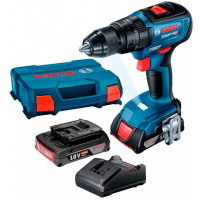 Акумуляторний ударний шуруповерт Bosch GSB 18V-50 Professional, 2 акб GBA 18 В/2 Аг, ЗУ GAL 18V-20 (06019H5100)